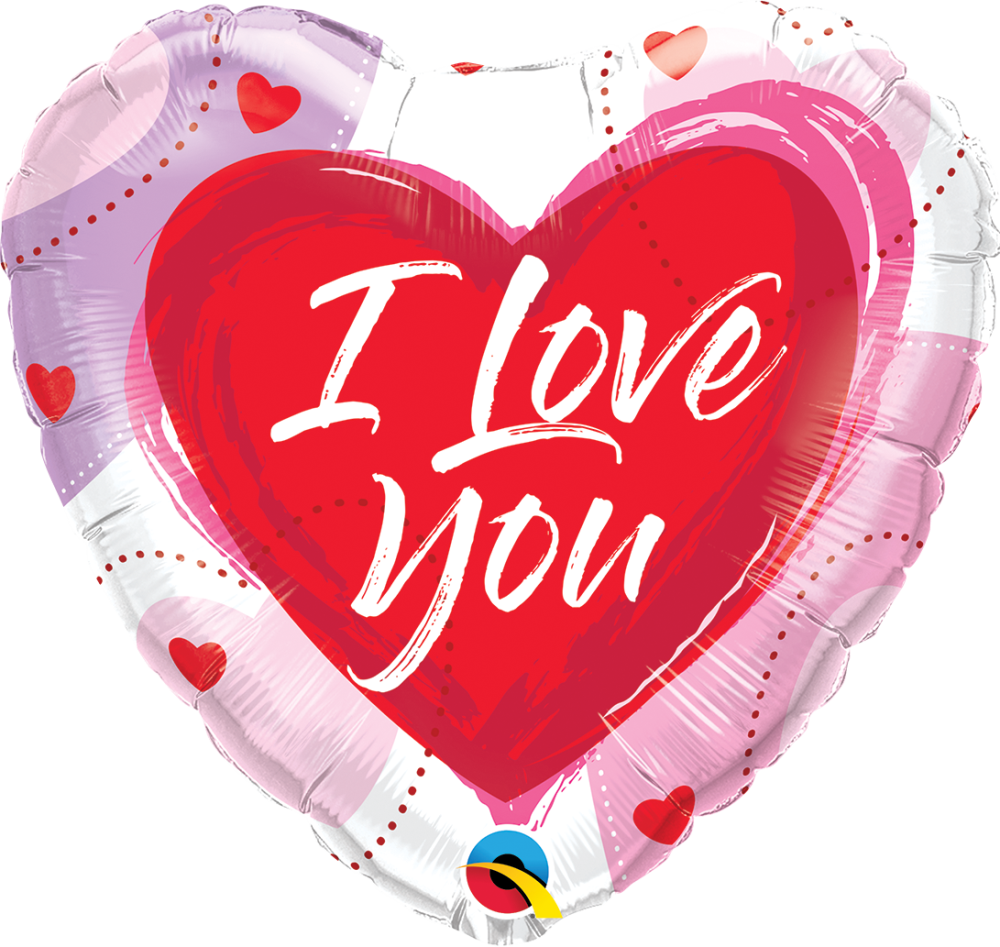 Ballon - Ilove you - ø43cm - Herz
