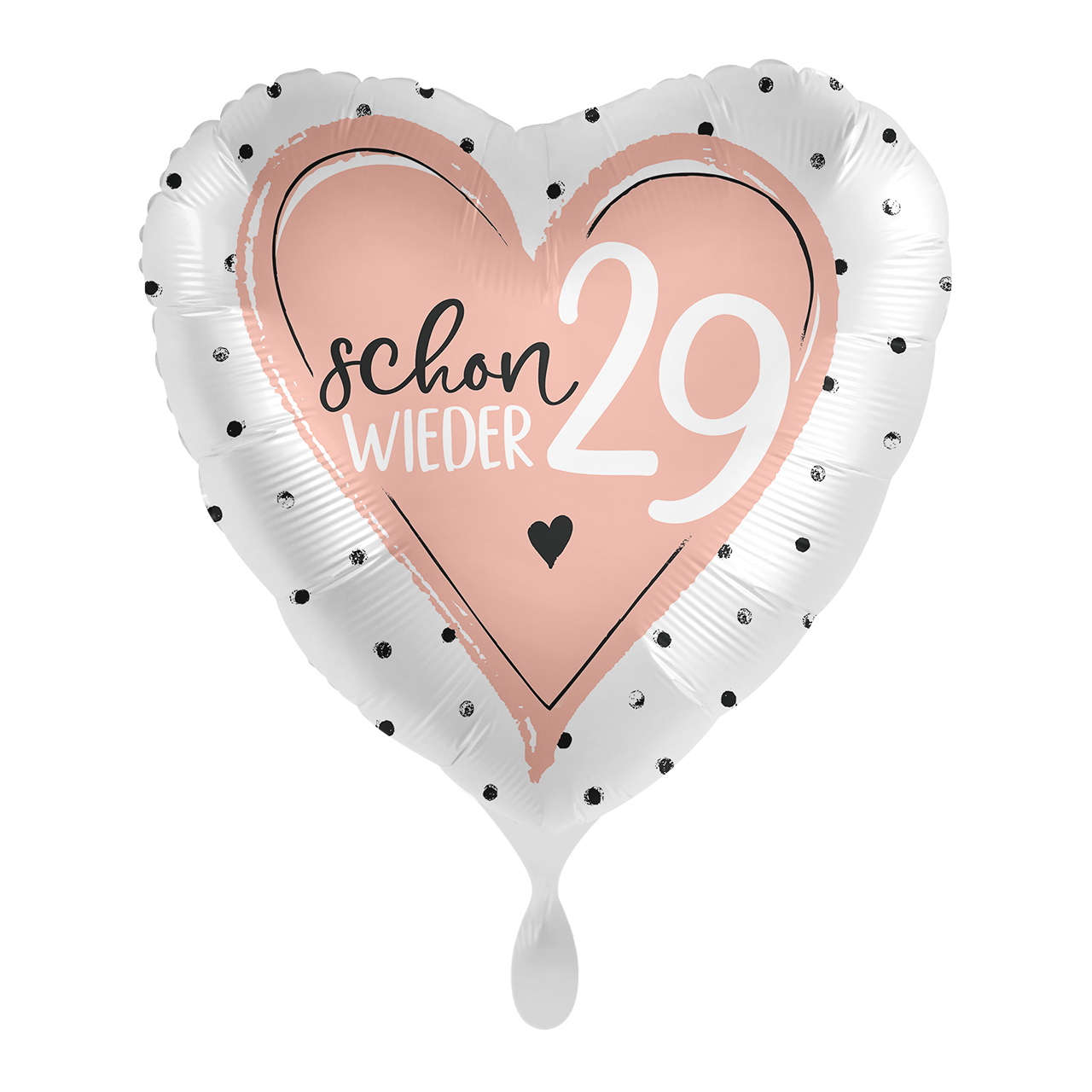 Ballon - Glossy Schon wieder 29 - ø43cm - Rund