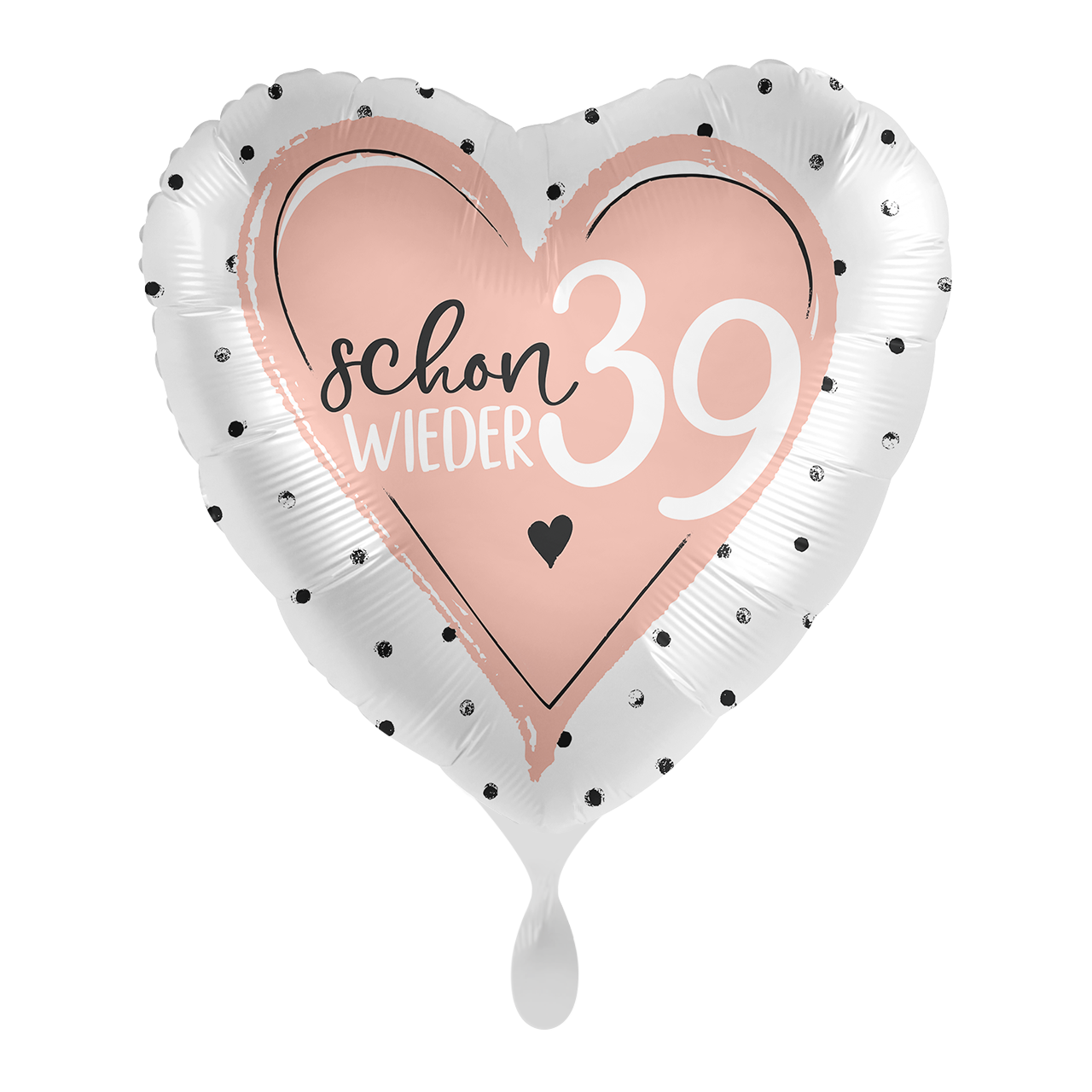 Ballon - Glossy Schon wieder 39 - ø43cm - Rund