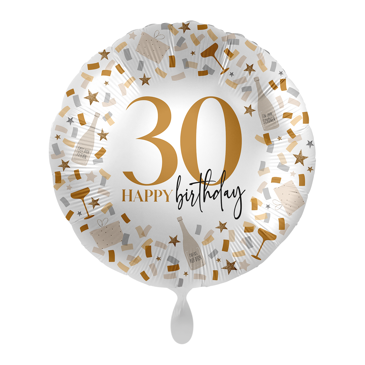 Ballon - Hello 30 Birthday - ø43cm - Rund