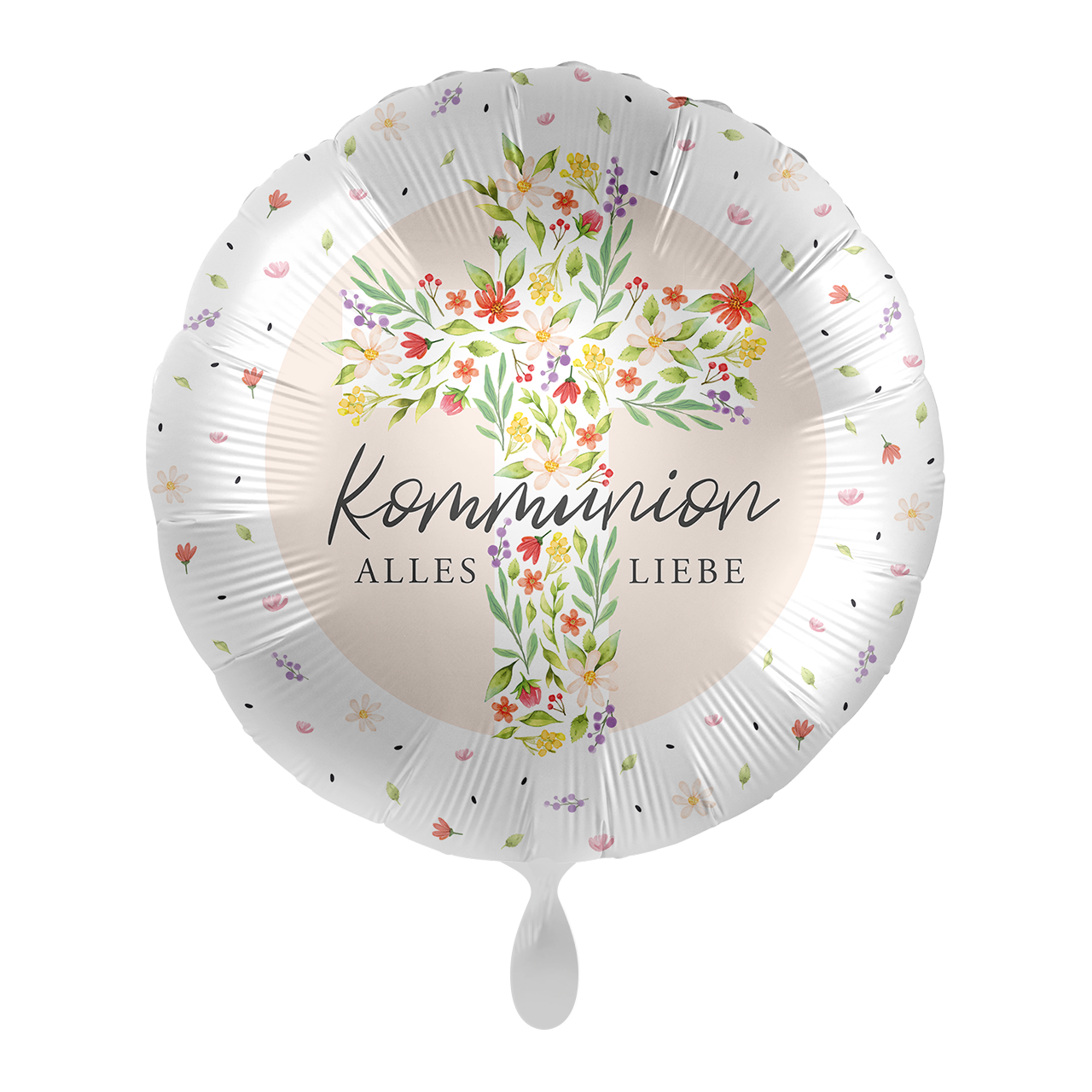 Ballon - Flower Kommunion - ø43cm - Rund