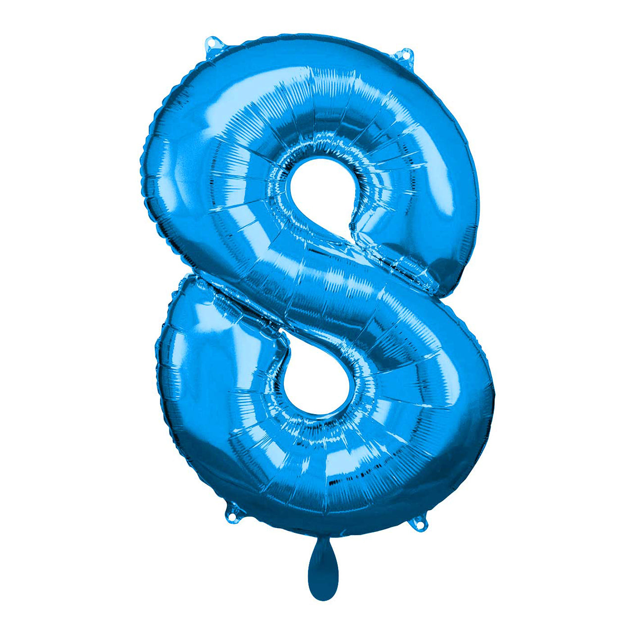 Ballon - Zahl 8 - Blau - 66cm