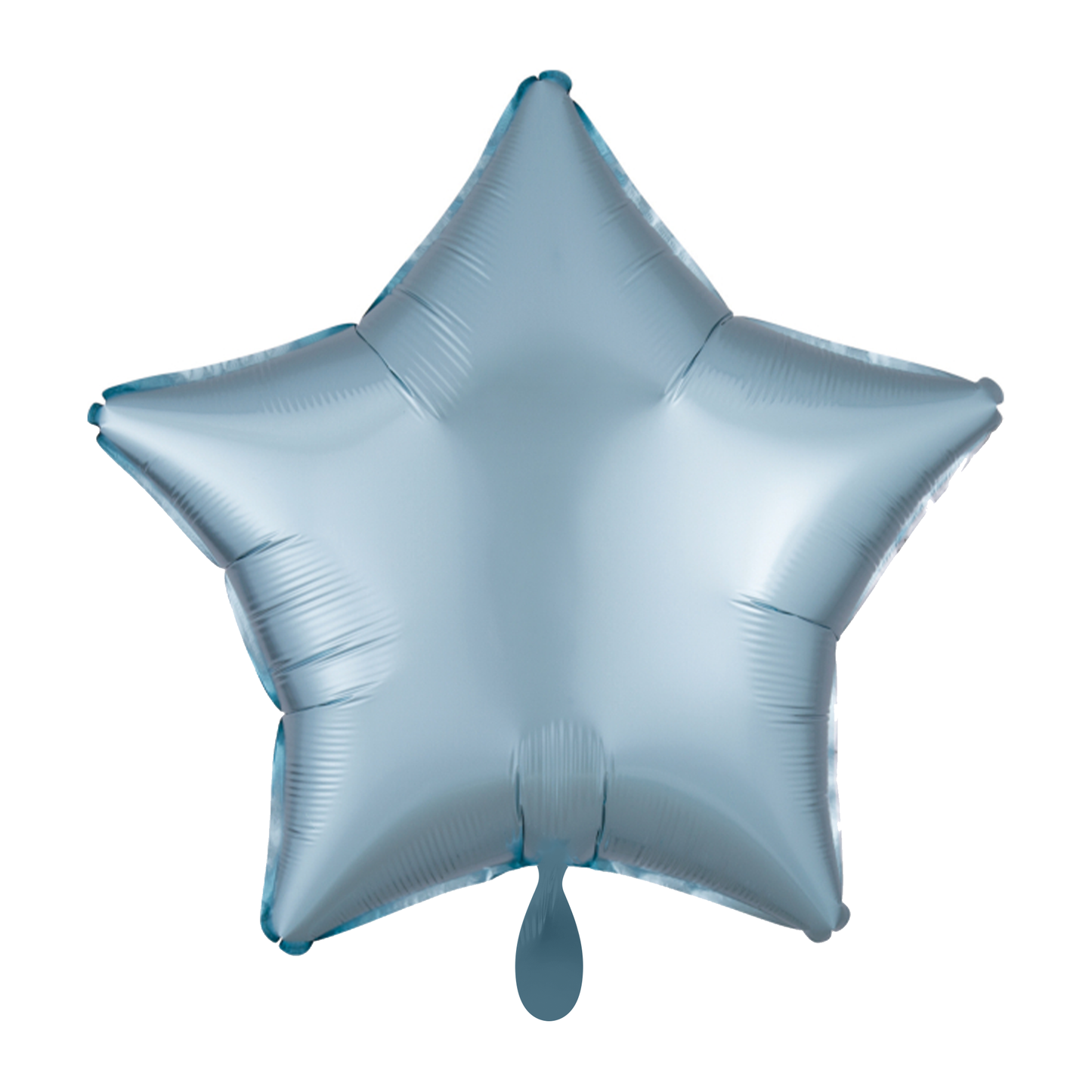 Ballon - Stern - Silk Lustre - Pastel Blau - ø43cm - Stern