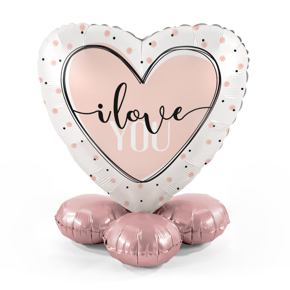 Ballon - I love you - ø43cm - Bouquet
