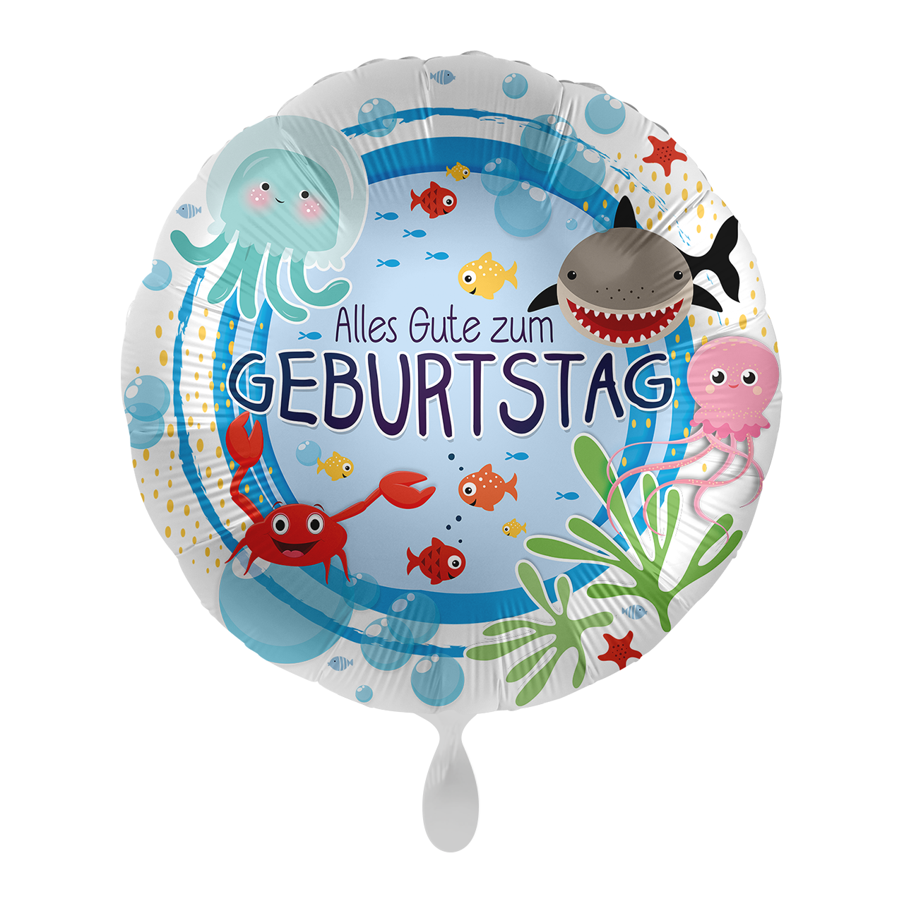 Ballon -Unterwasserwelt- ø43cm Rund