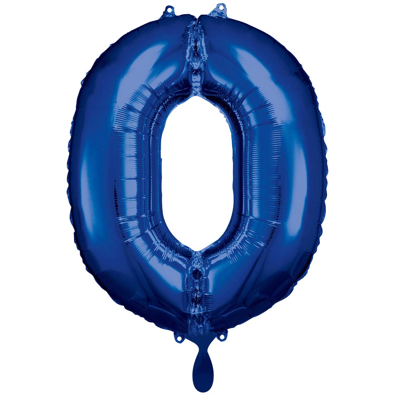 Ballon - Zahl 0 - Blau - 86cm