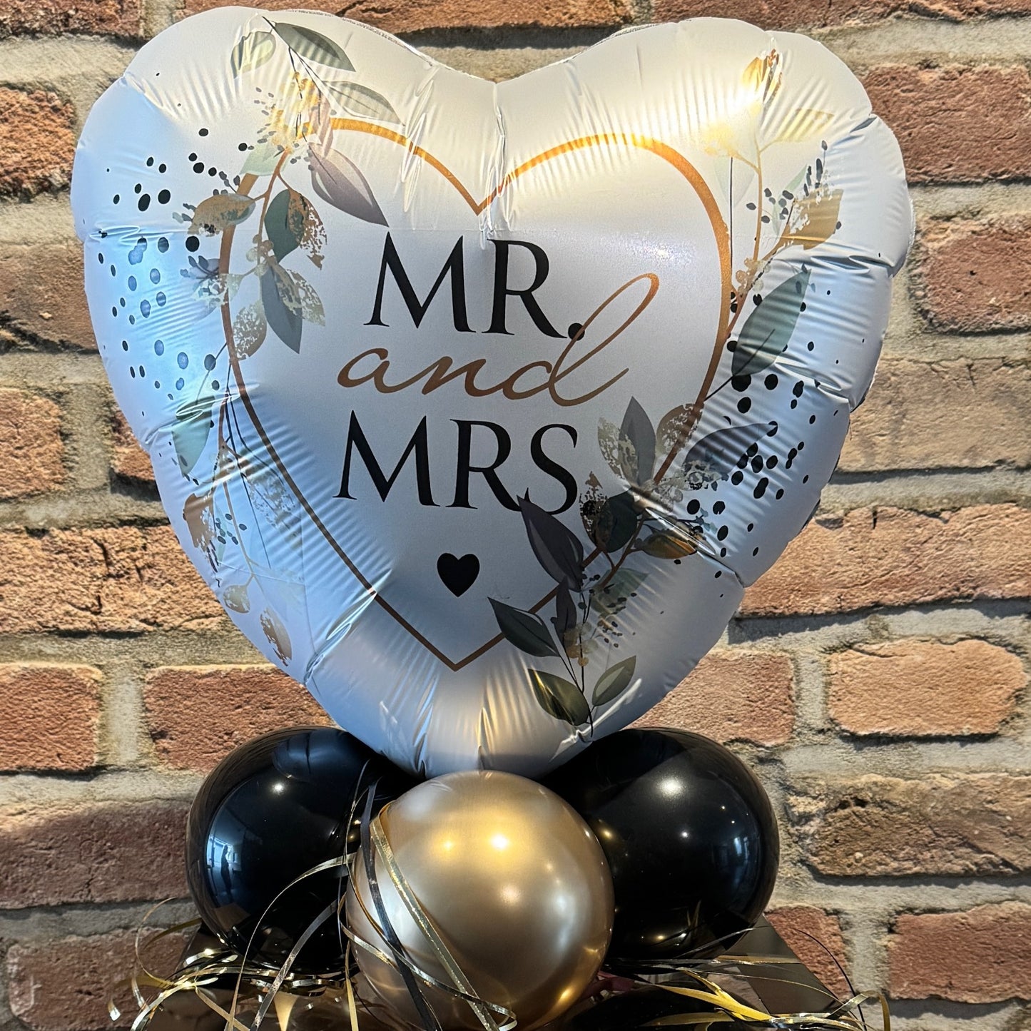 Ballonbox Hochzeit - Geldgeschenk - "Mr. & Mrs. II"