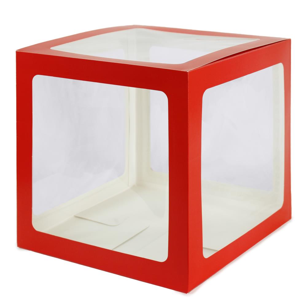 Ballonbox - Geschenkbox - rot