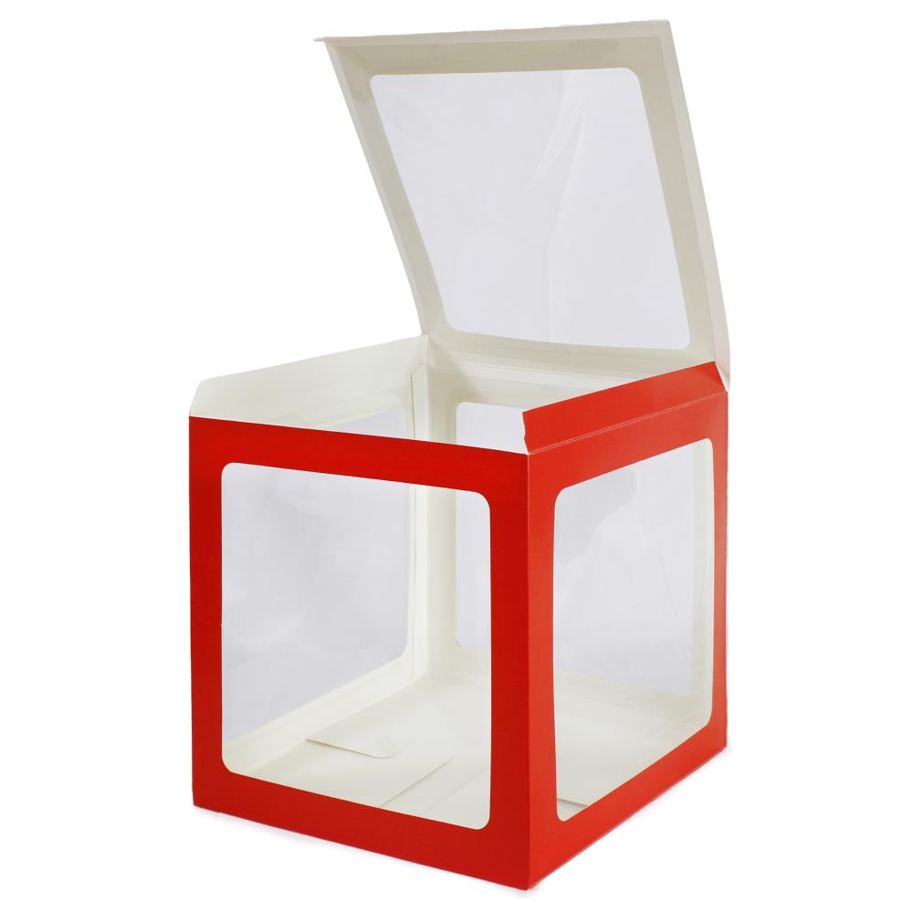 Ballonbox - Geschenkbox - rot