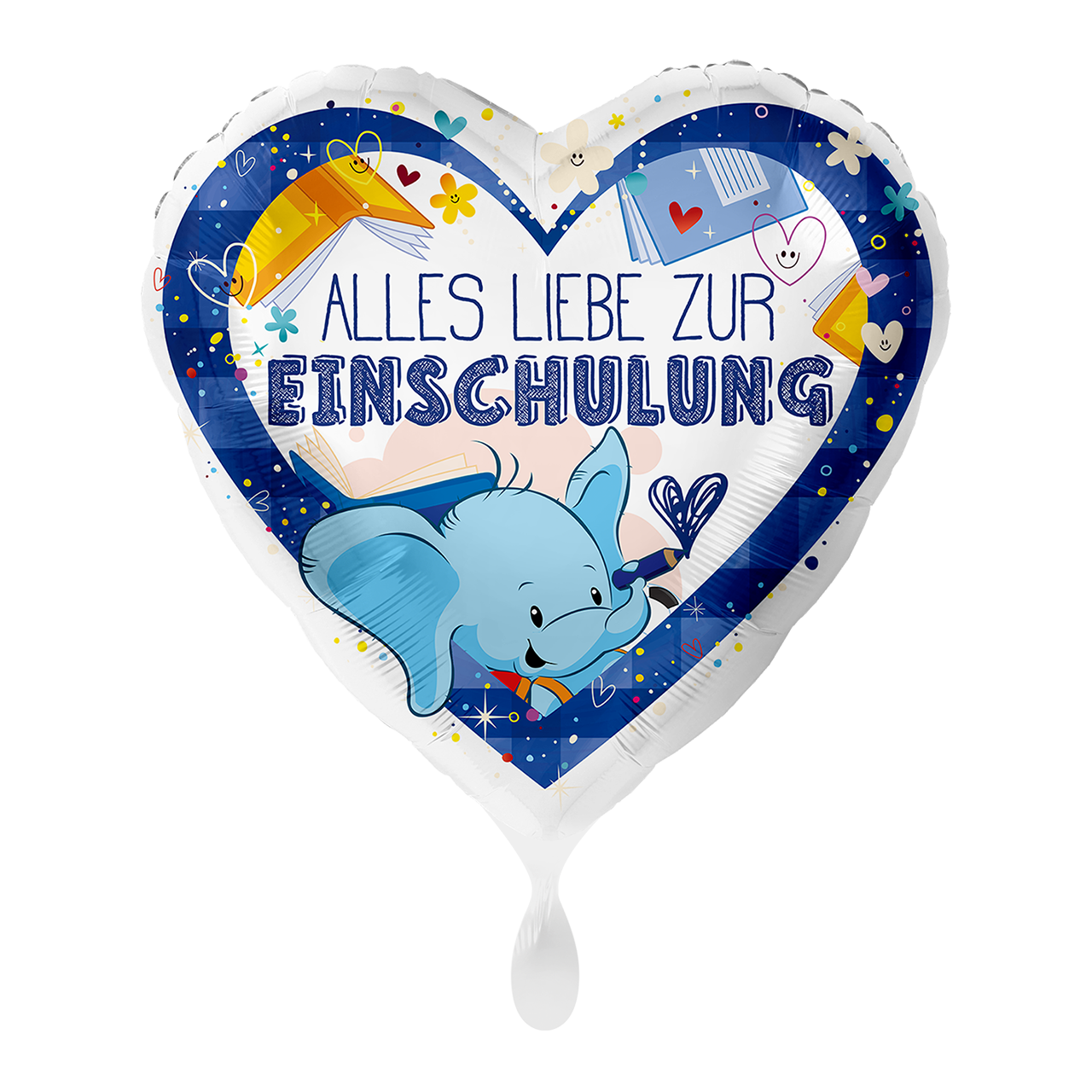 Ballon - Alles Liebe zur Einschulung Blau - ø43cm