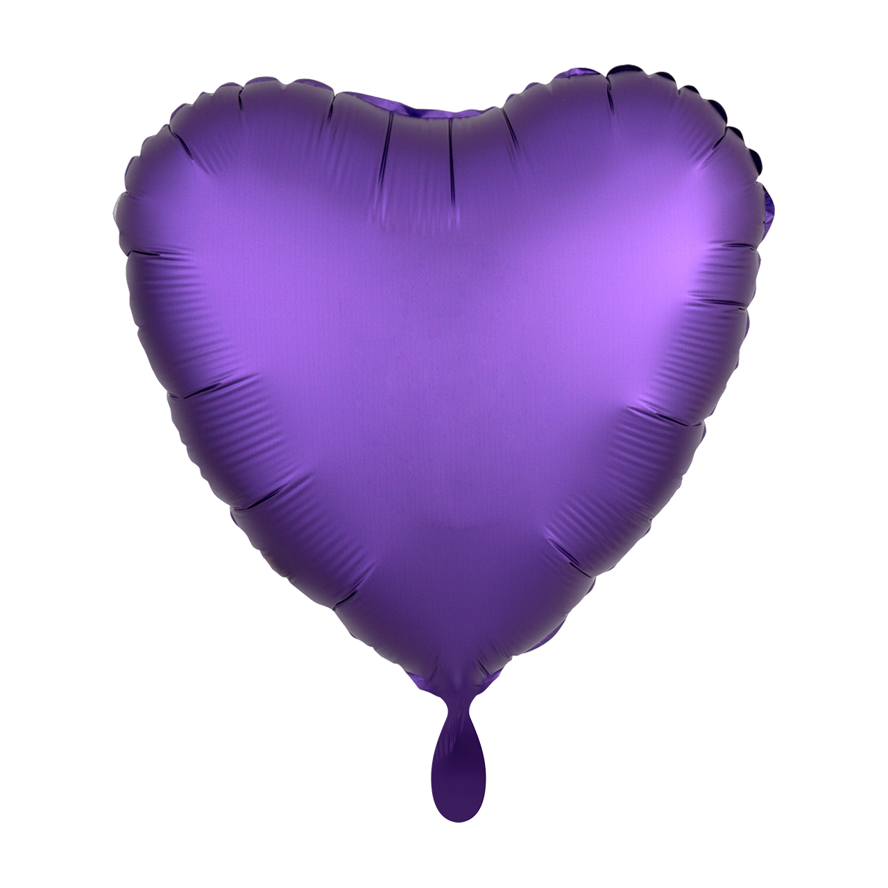 Ballon - Silk Lila - ø43cm - Herz