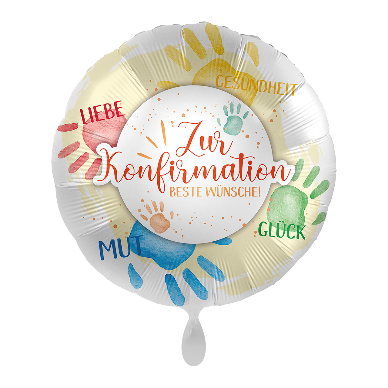 Ballon - Zur Konfirmation Beste Wünsche - ø43cm - Rund