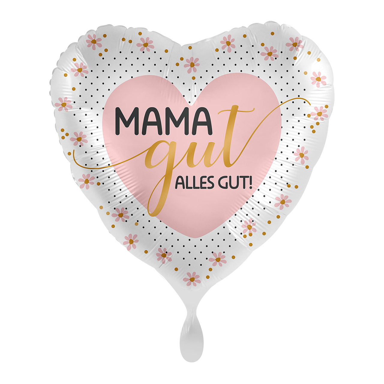 Ballon - Mama gut alles gut - ø43cm - Herz