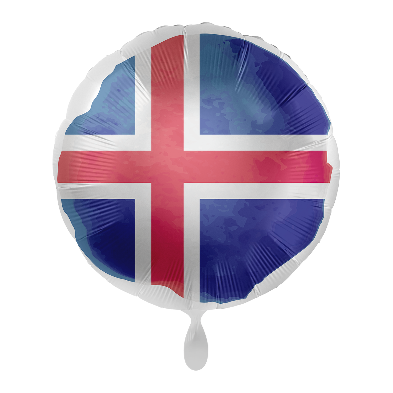 Ballon - Flagge Island - ø43cm - Rund