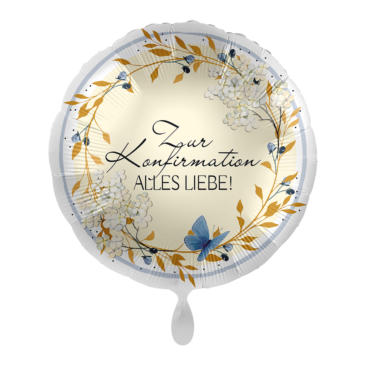 Ballon - Zur Konfirmation Alles Liebe - ø43cm - Rund