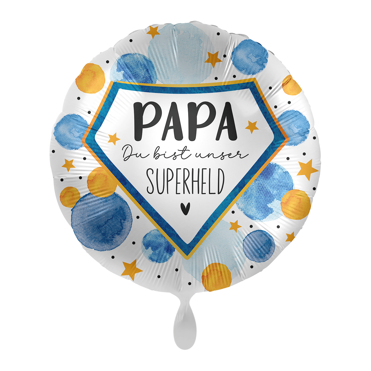 Ballon - Papa Du bist unser Superheld - ø43cm - rund