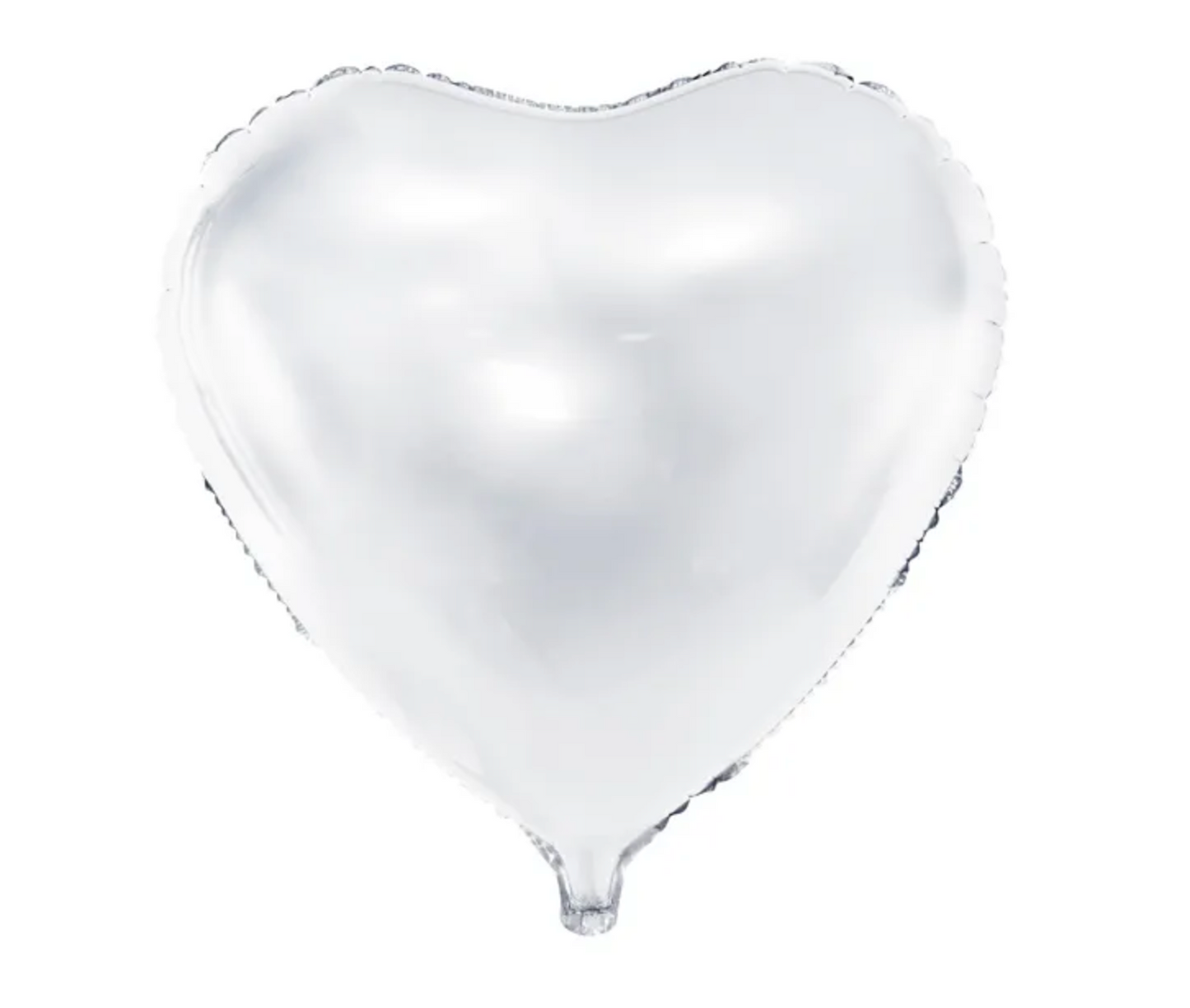 Herz Ballon Weiss - ø45cm