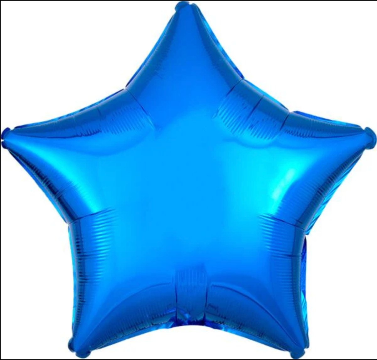 Ballon - Blau - ø43cm - Stern