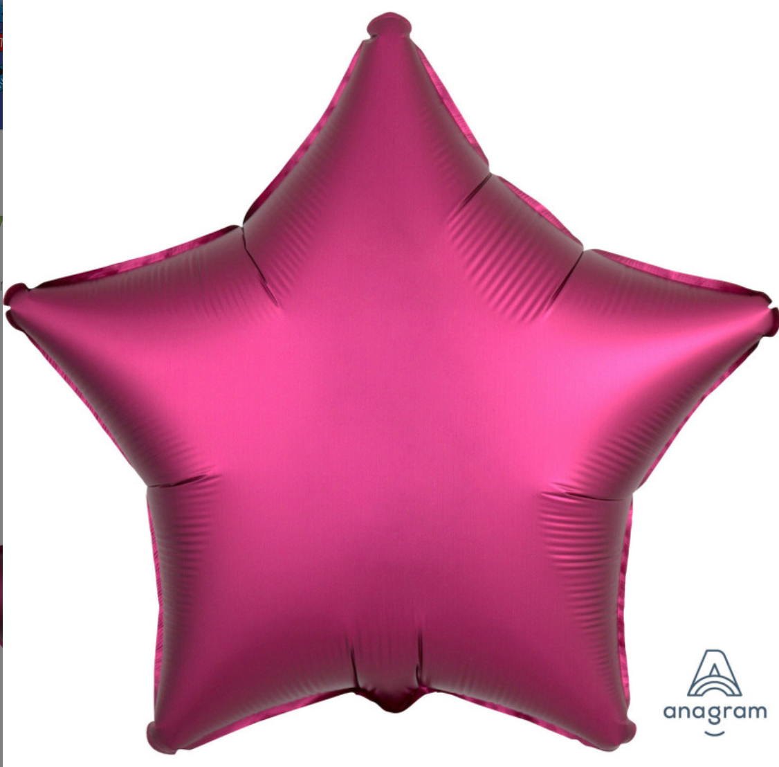 Ballon - Pomgranate Satin Luxe- ø43cm - Stern