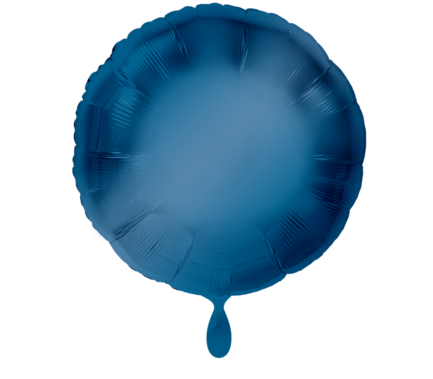 Ballon -Metallic blue - ø43cm - Rund