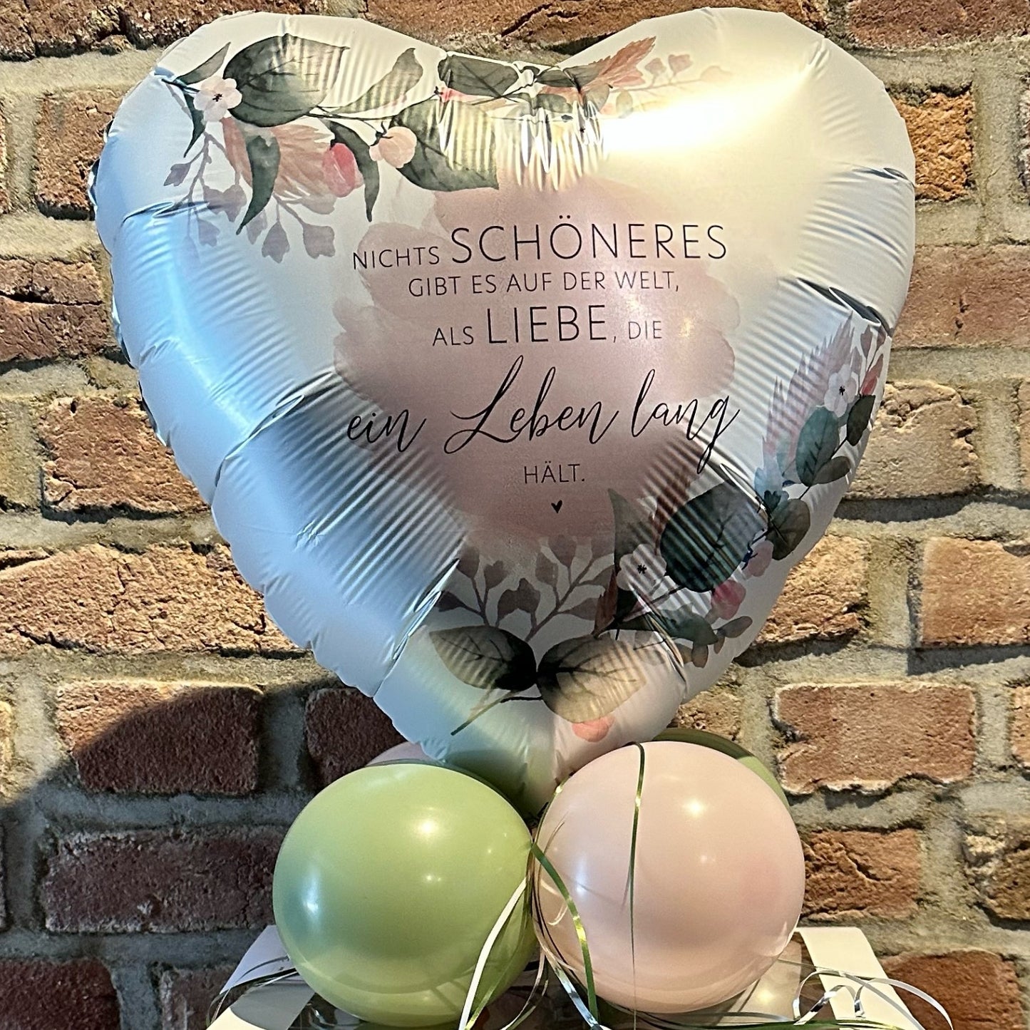 Ballonbox Hochzeit - Geldgeschenk - "Ein Leben lang"