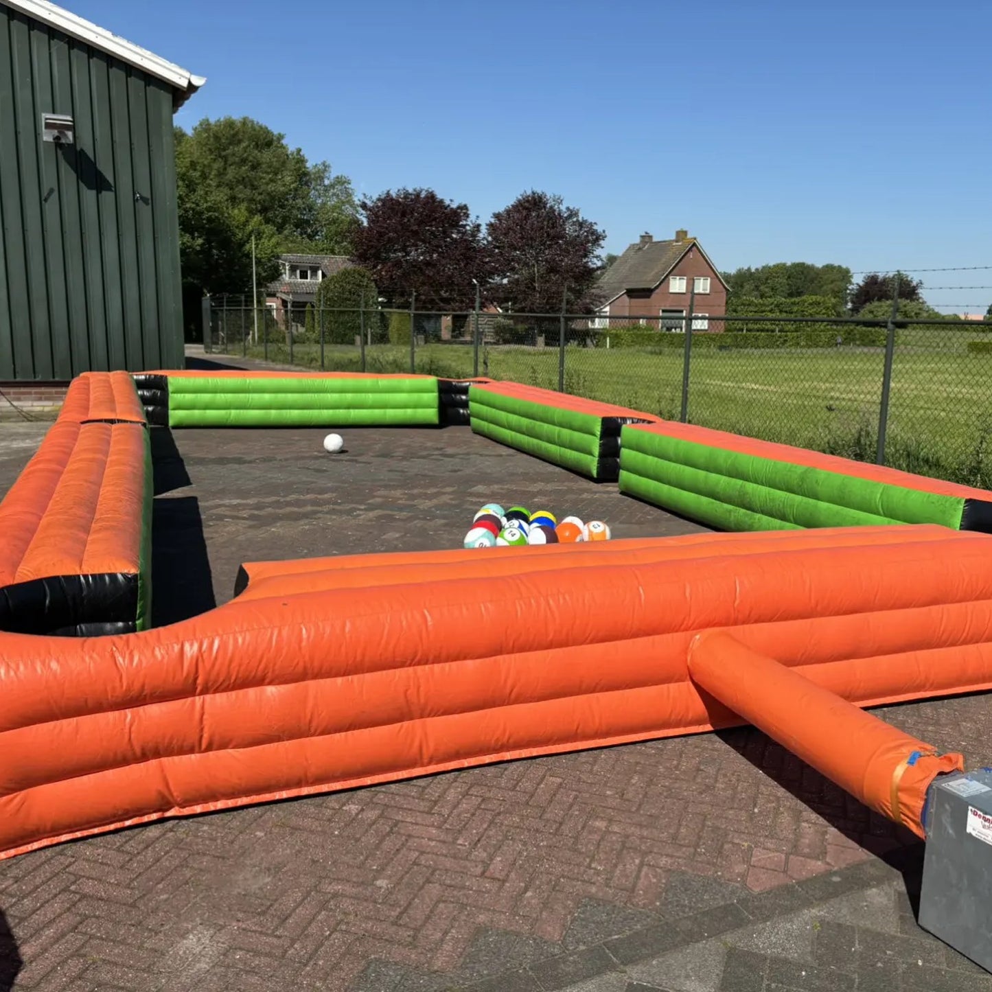Hüpfburg - Spielelement Poolfußball mieten I Viersen und Umgebung