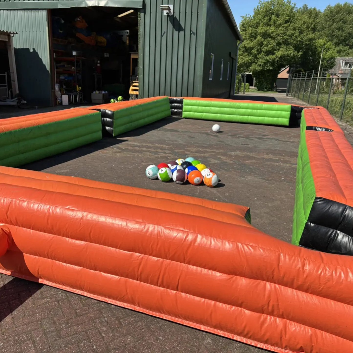 Hüpfburg - Spielelement Poolfußball mieten I Viersen und Umgebung