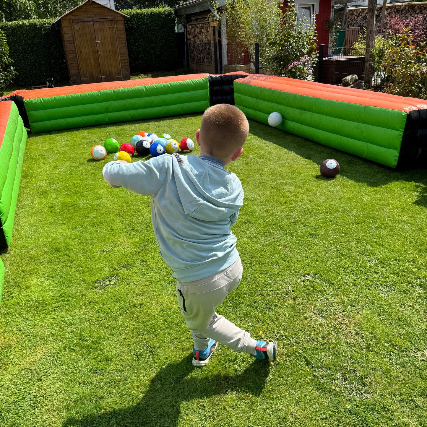 Hüpfburg - Spielelement Poolfußball mieten I Viersen und Umgebung