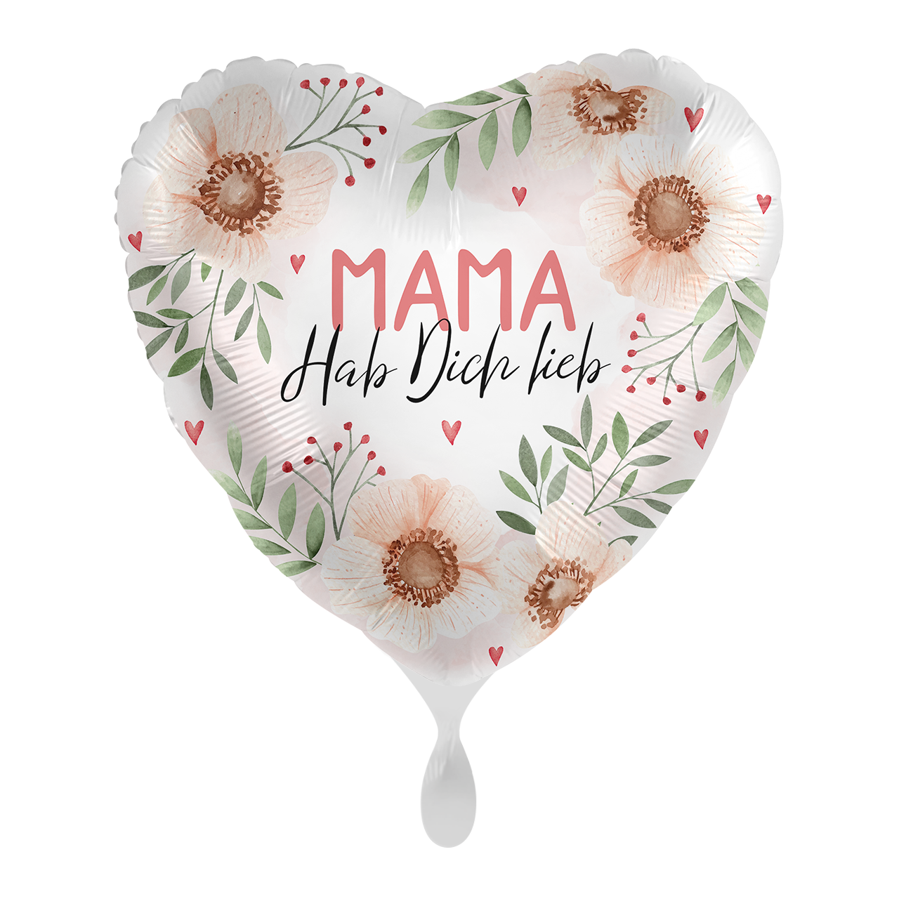 Ballon - Mama - Habe dich Lieb - ø43cm - Herz