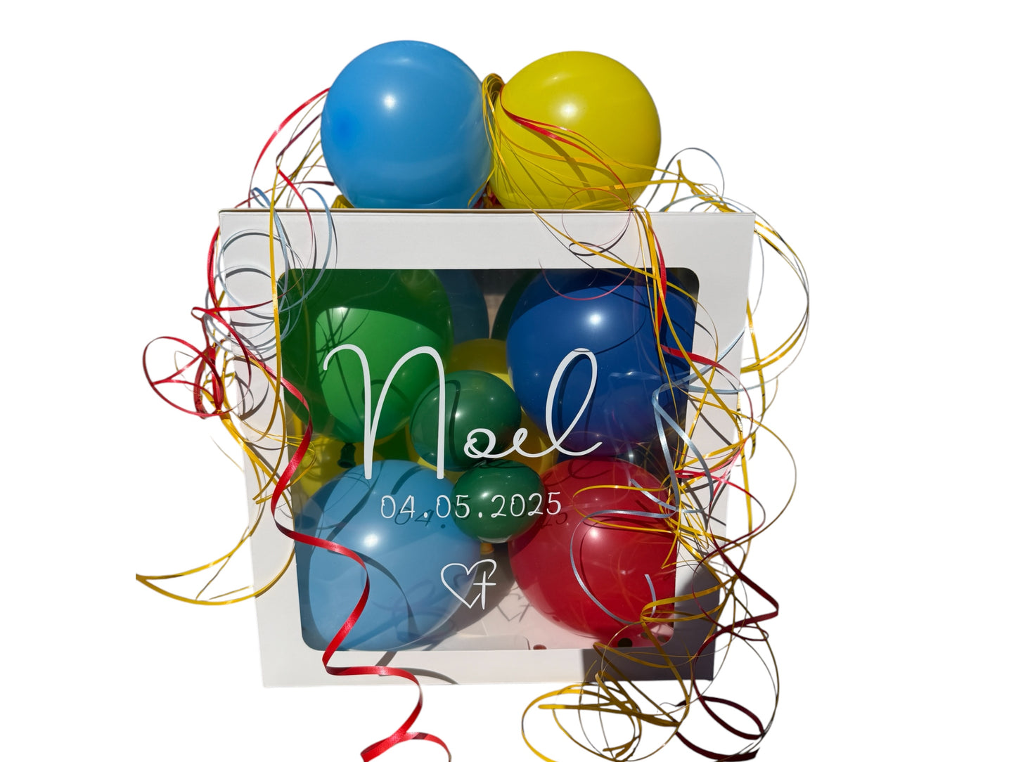 Ballonbox - Geldgeschenk - Konfirmation - Glückwunsch