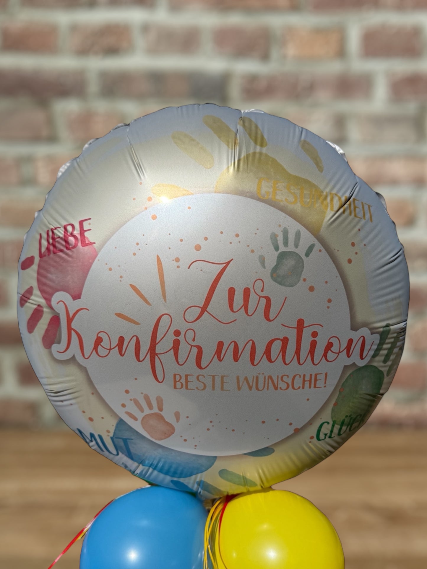 Ballonbox - Geldgeschenk - Konfirmation - Glückwunsch