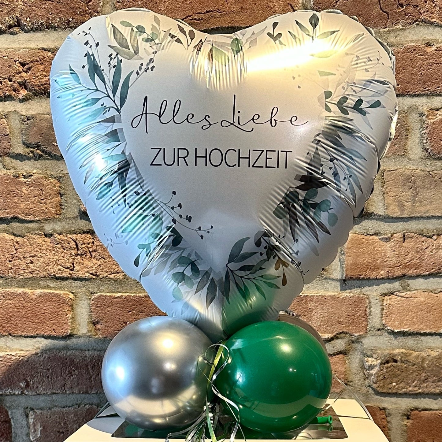 Ballonbox Hochzeit - Geldgeschenk - "Alles Liebe zur Hochzeit II"
