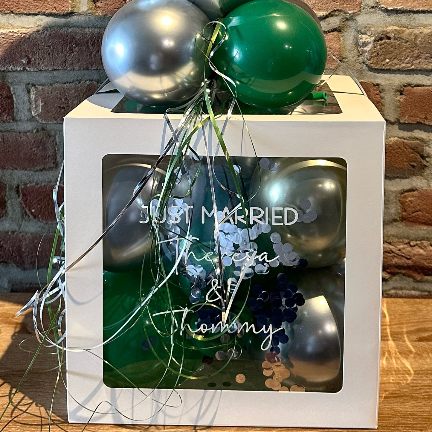 Ballonbox Hochzeit - Geldgeschenk - "Alles Liebe zur Hochzeit II"