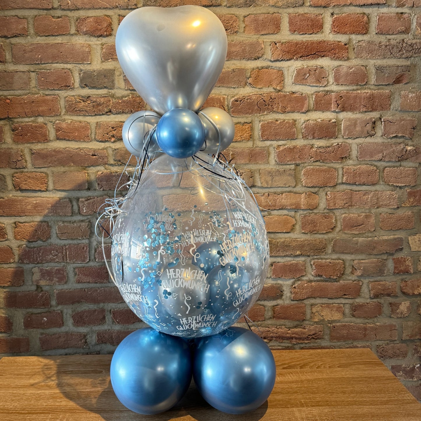 Verpackungsballon "Herzlichen Glückwunsch"
