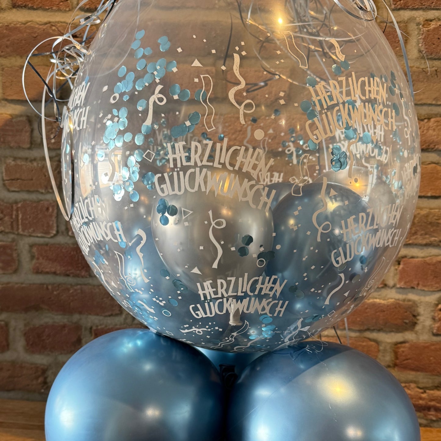 Verpackungsballon "Herzlichen Glückwunsch"