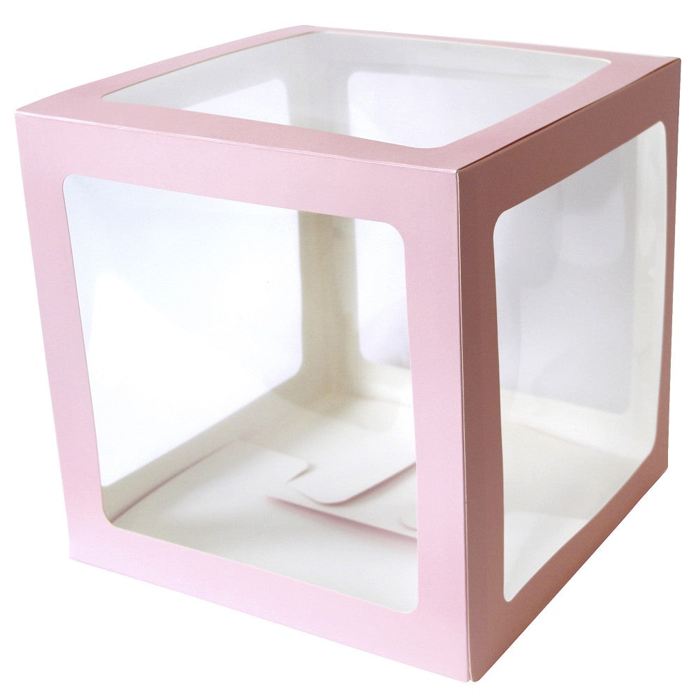 Ballonbox - Geschenkbox - rosa