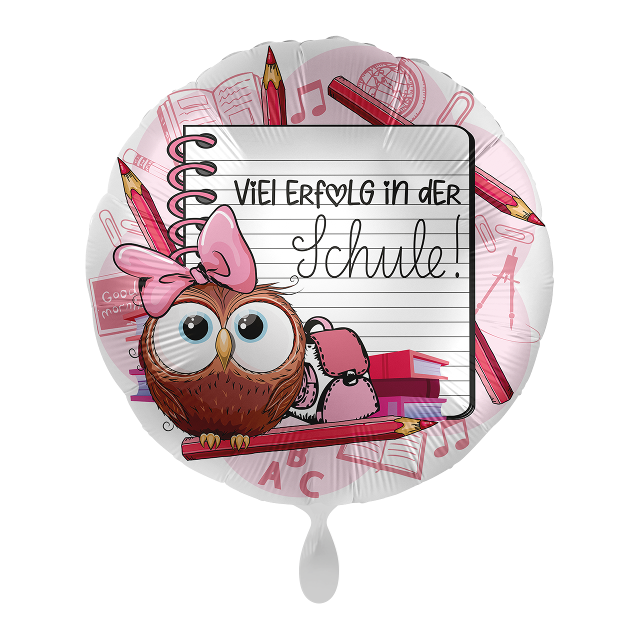 Ballon - Viel Erfolg in der Schule Mädchen- ø43cm