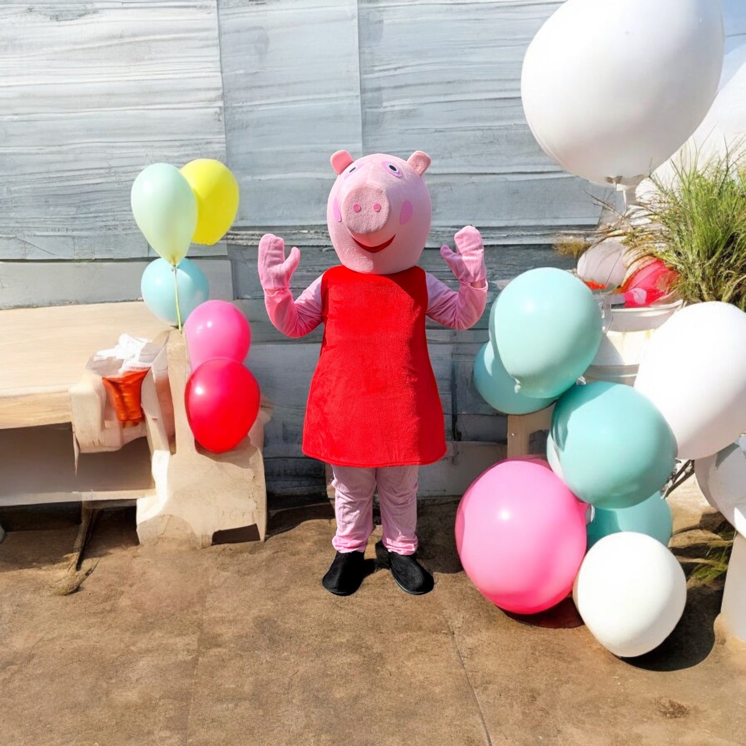 Peppa Wutz Kostüm, Maskottchen mieten bei Verschenkbar 