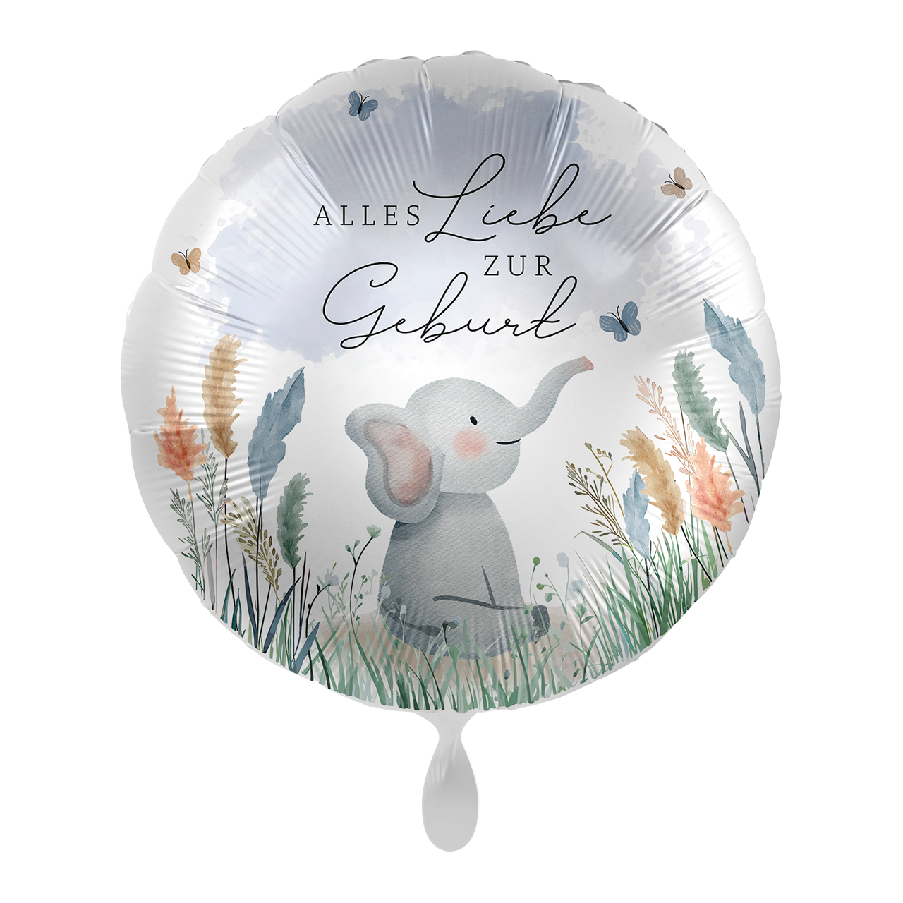 Ballon - Baby, Boy - Liebe zur Geburt -  ø43cm -  Rund 