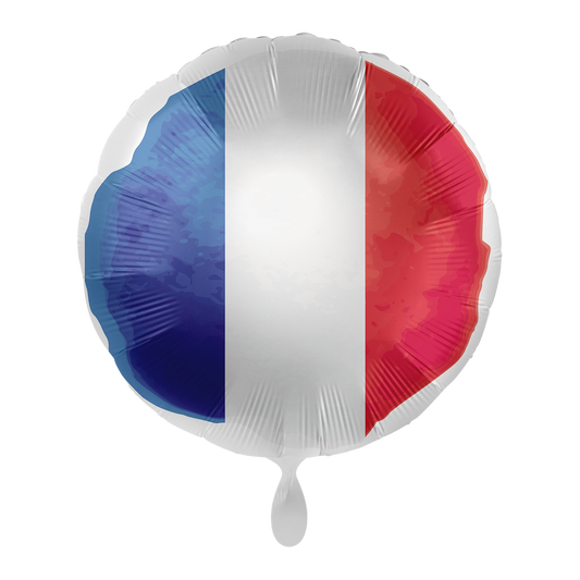 Ballon - Flagge Frankreich -  ø43cm - Rund 