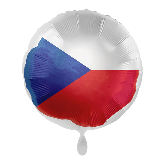 Ballon - Flagge Tschechien -  ø43cm - Rund 