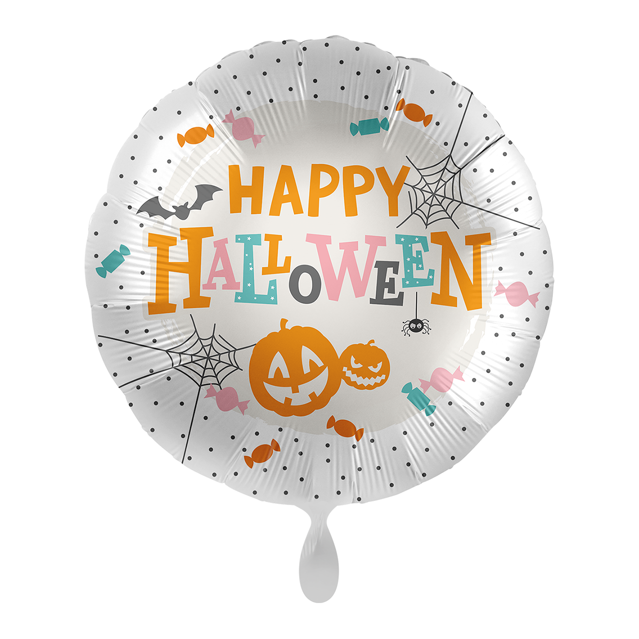 Ballon - Happy Halloween -  ø43cm -  Rund 