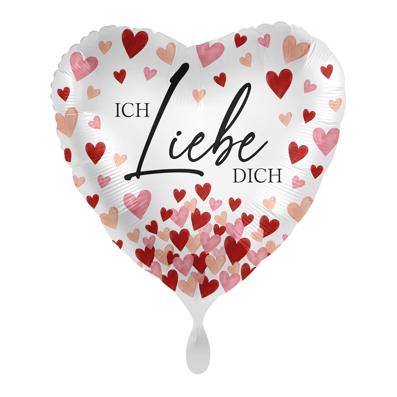 Ballon - Ich liebe Dich Herzen - ø43cm -  Herz 