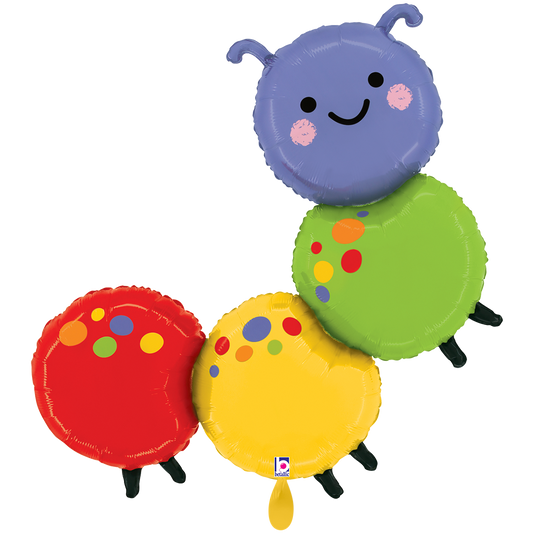 Ballon - Raupe Bunt - 82x86 cm