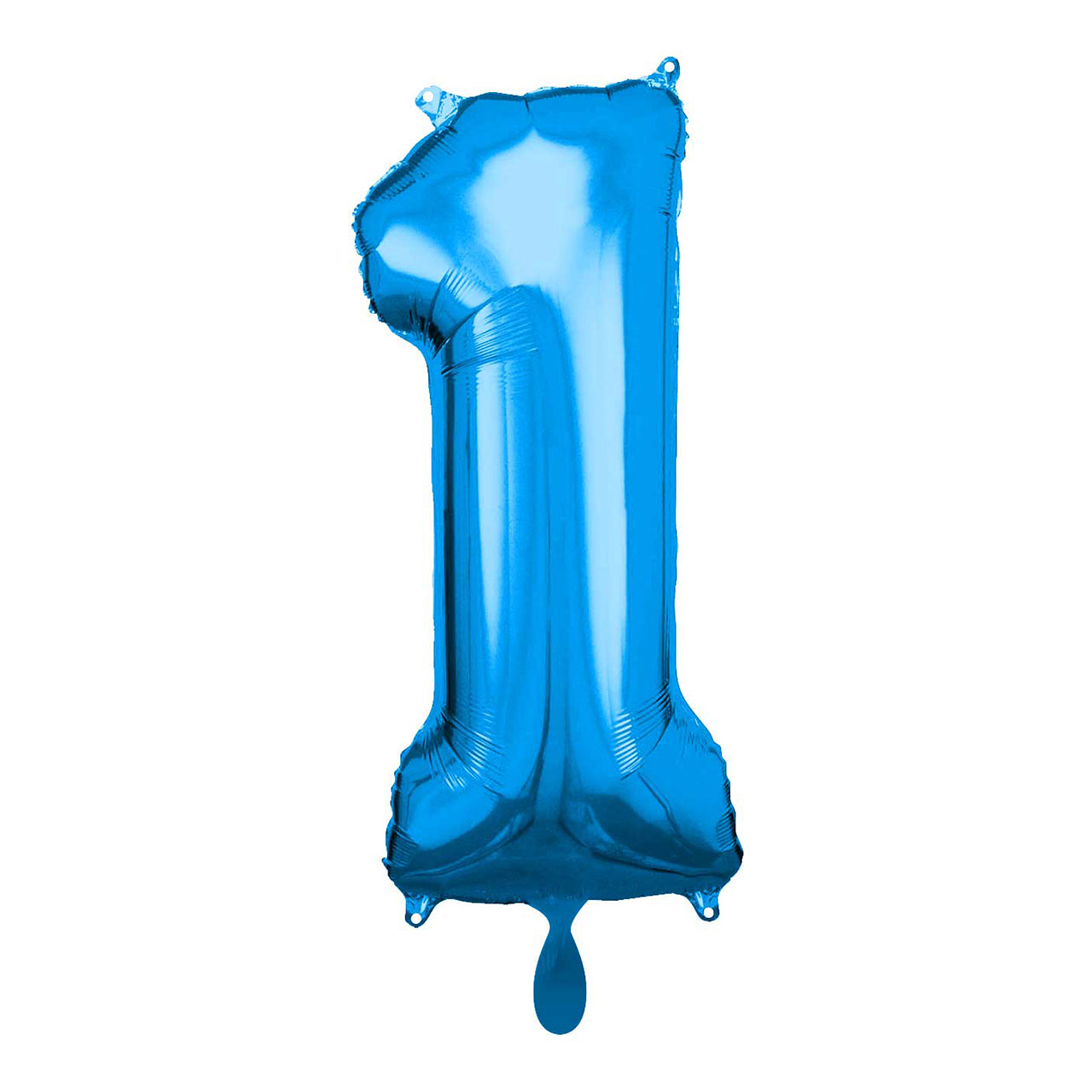 Ballon -  Zahl 1 - Blau - 66cm 