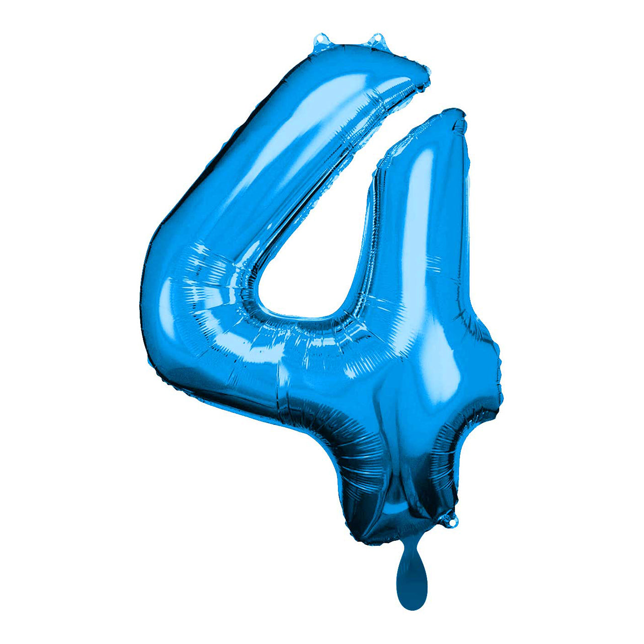Ballon -  Zahl 4 - Blau - 66cm