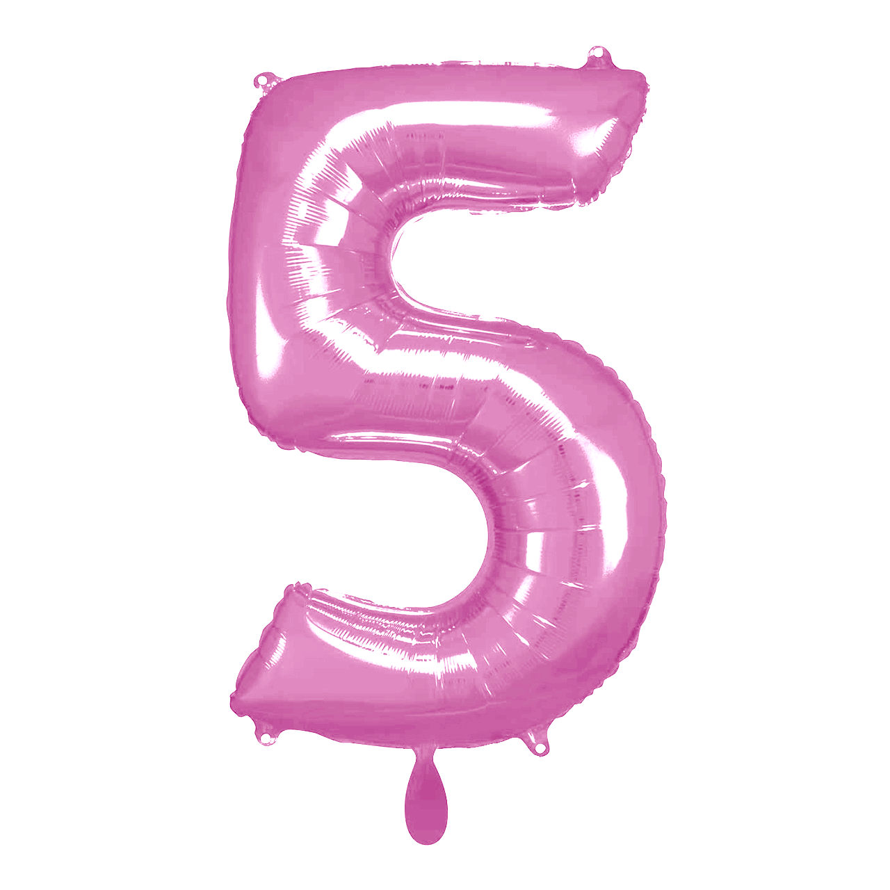 Ballon -  Zahl 5 - Pink  - 66cm 