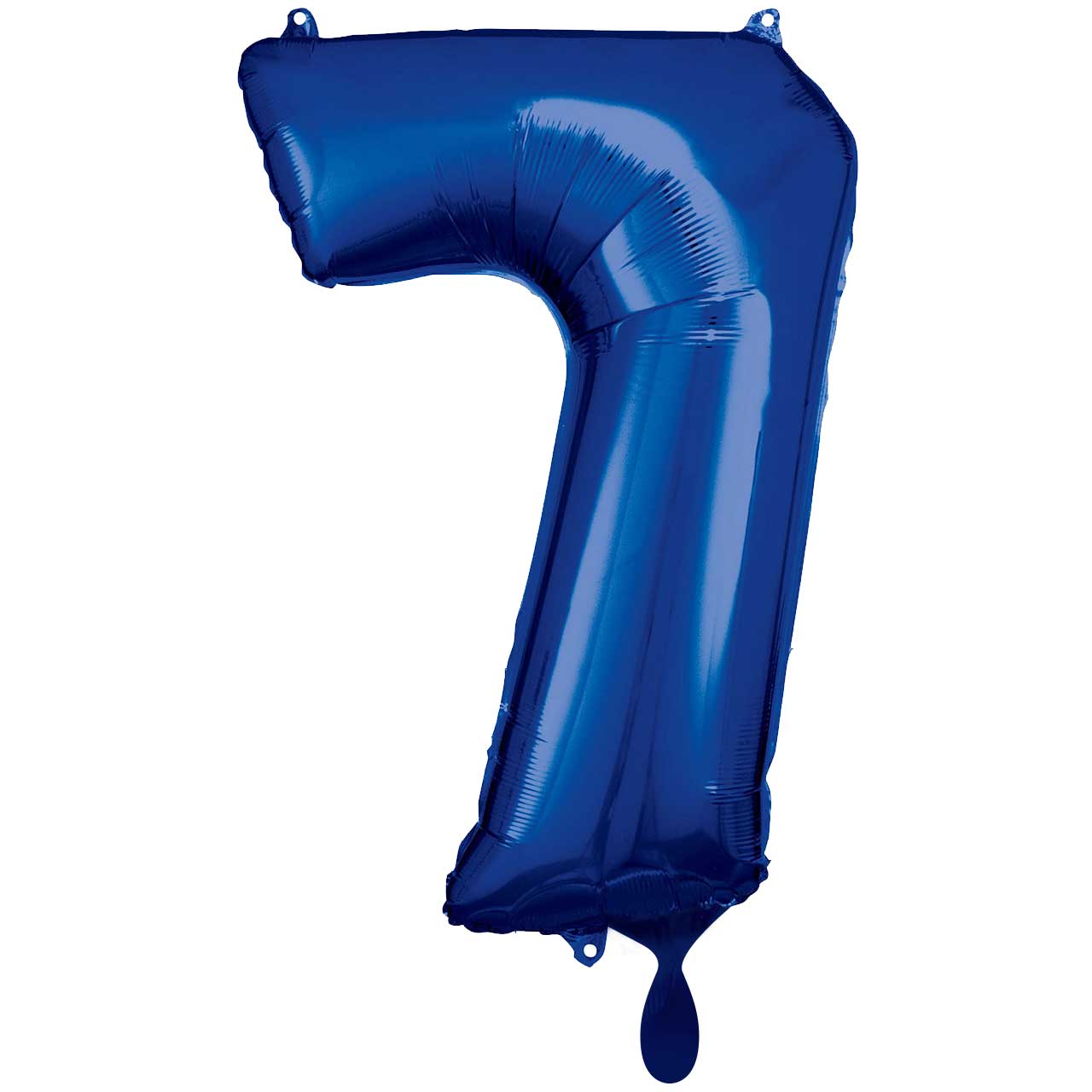Ballon -  Zahl 7 - Blau  - 86cm 