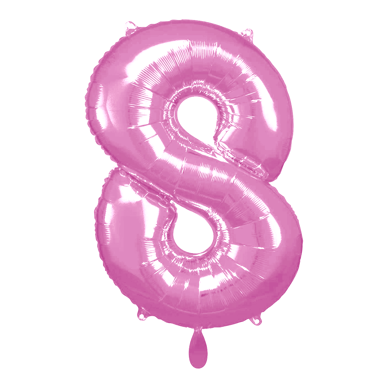 Ballon -  Zahl 8 - Pink  - 66cm