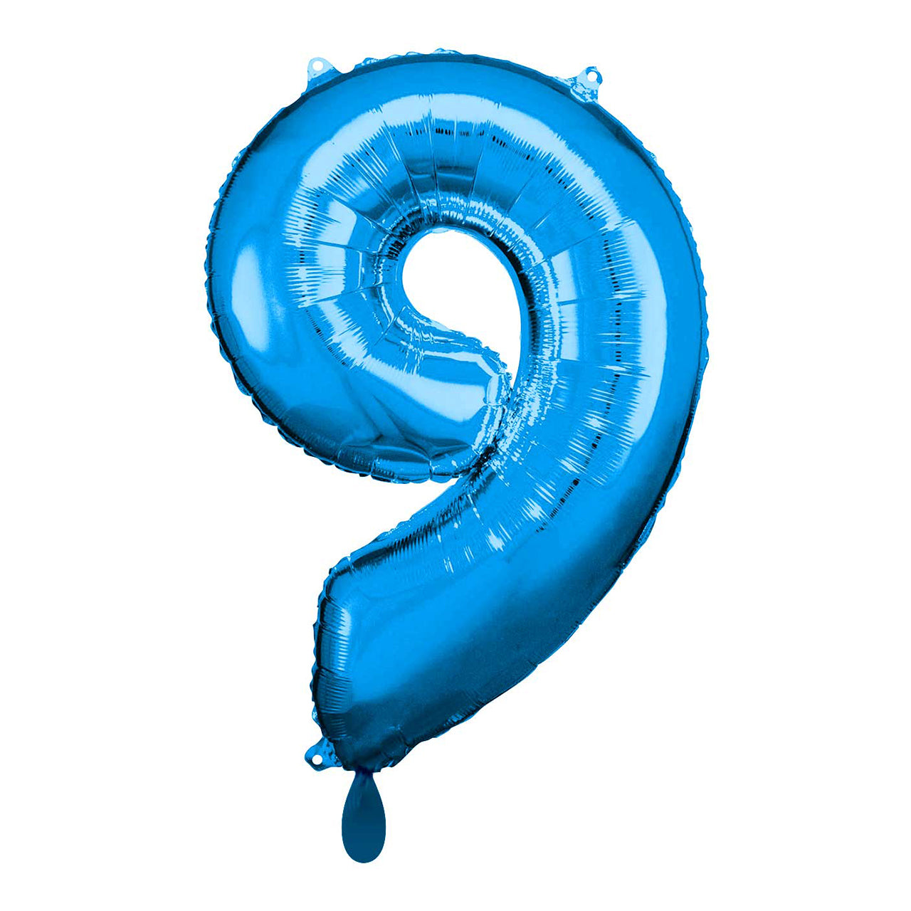 Ballon -  Zahl 9 - Blau - 66cm 